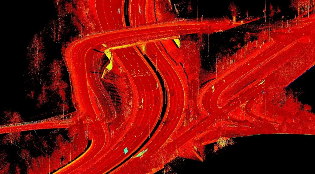 Mobile-Mapping-Laser-Scanning-Motorway-Survey