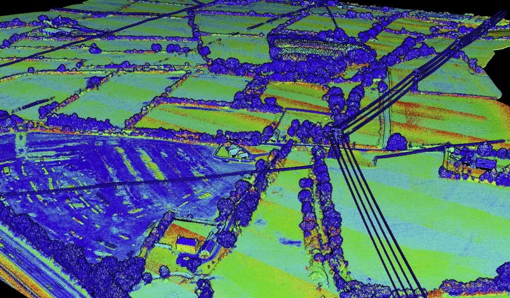 Digital Land Survey Lidar Point Cloud Mapping
